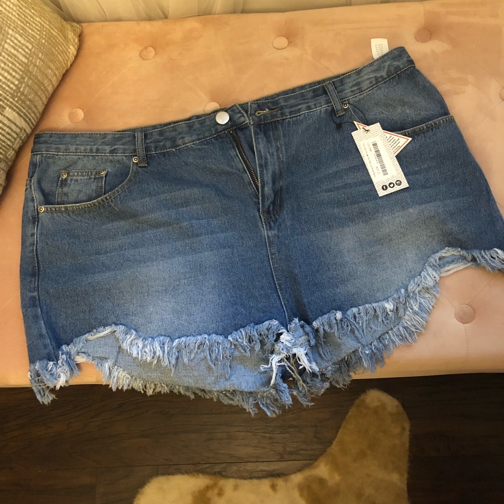 Boohoo denim shorts